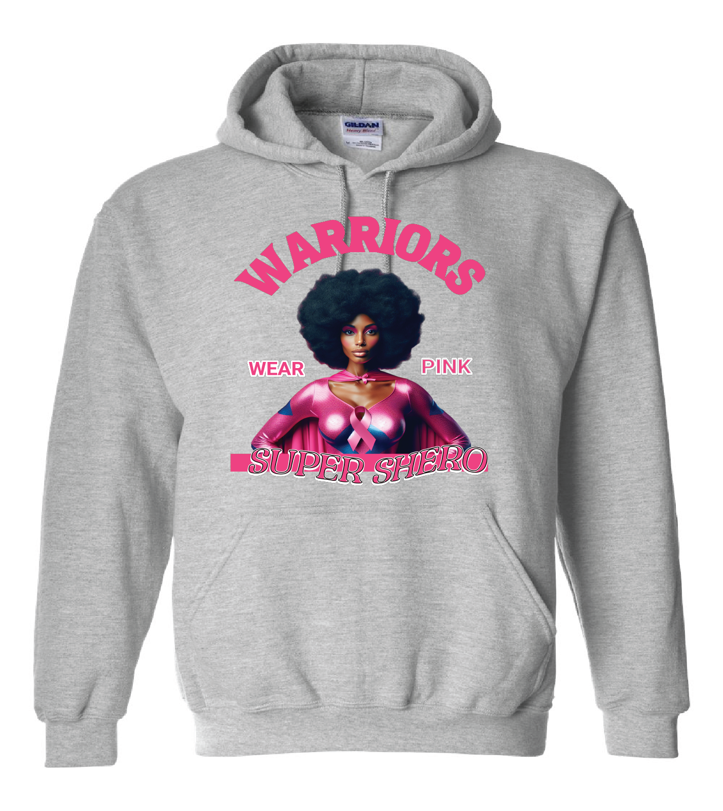 Warrior Shero Ebony Duel Side Hoodie