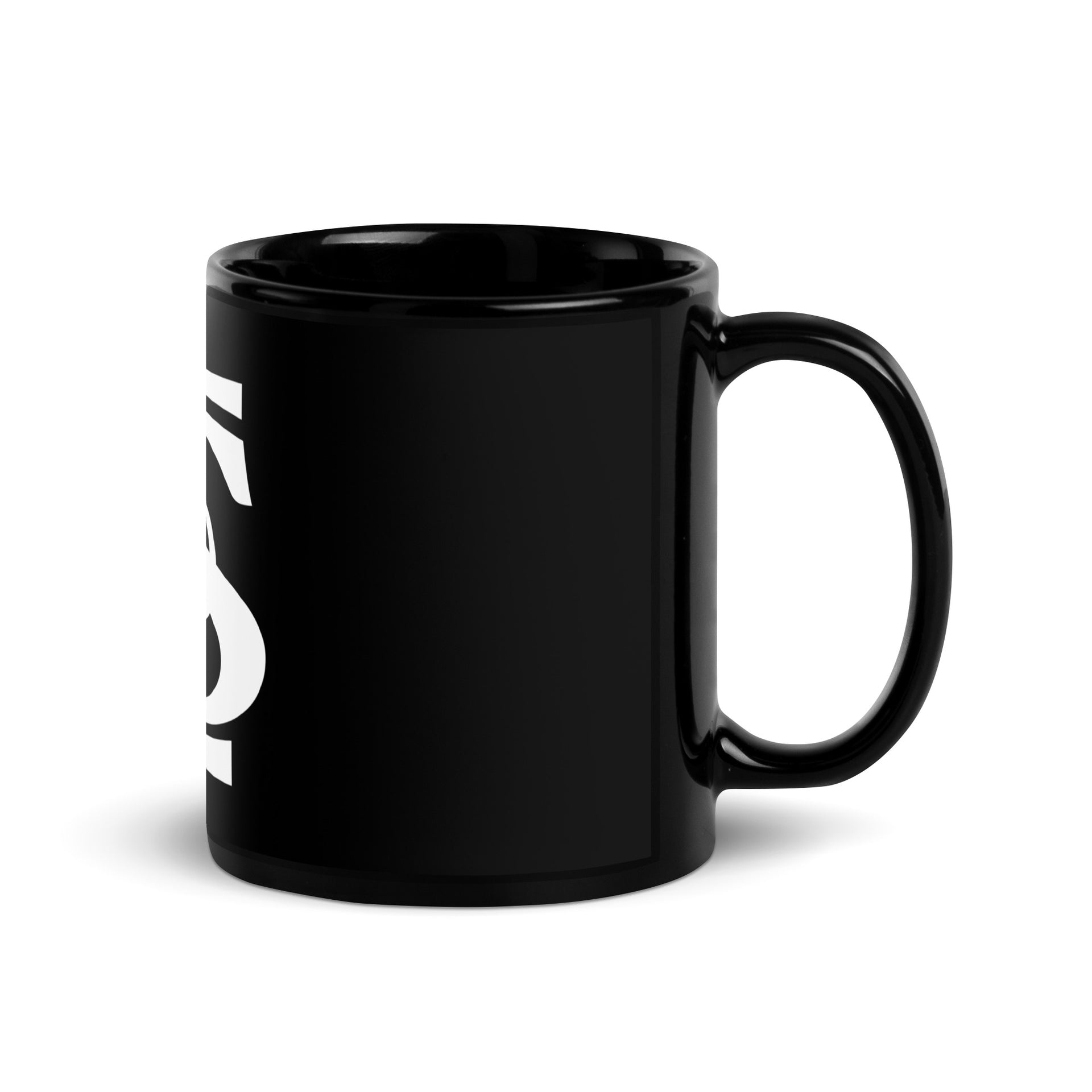 Black Glossy Mug